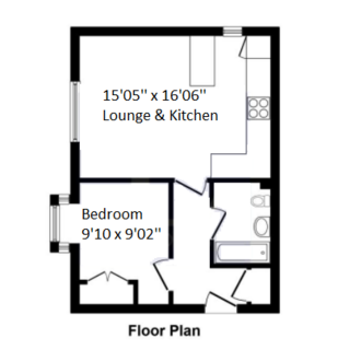 1 bedroom flat for sale, Tenterden Crescent