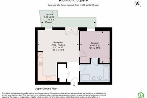 1 bedroom apartment for sale, Richmond Square, Kew Foot Road, Richmond, Surrey, TW9