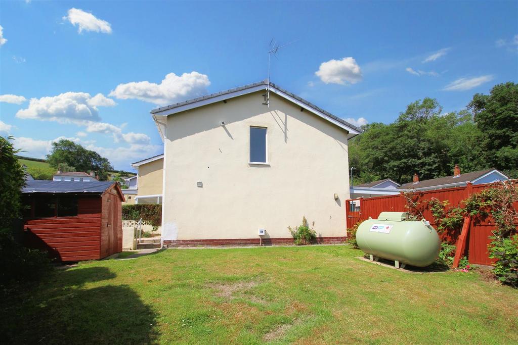 Side view of house and side garden