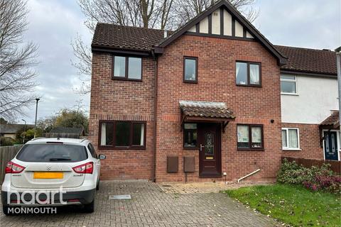 3 bedroom end of terrace house for sale, 25 Wyefield Court, Monmouth NP25 5TN