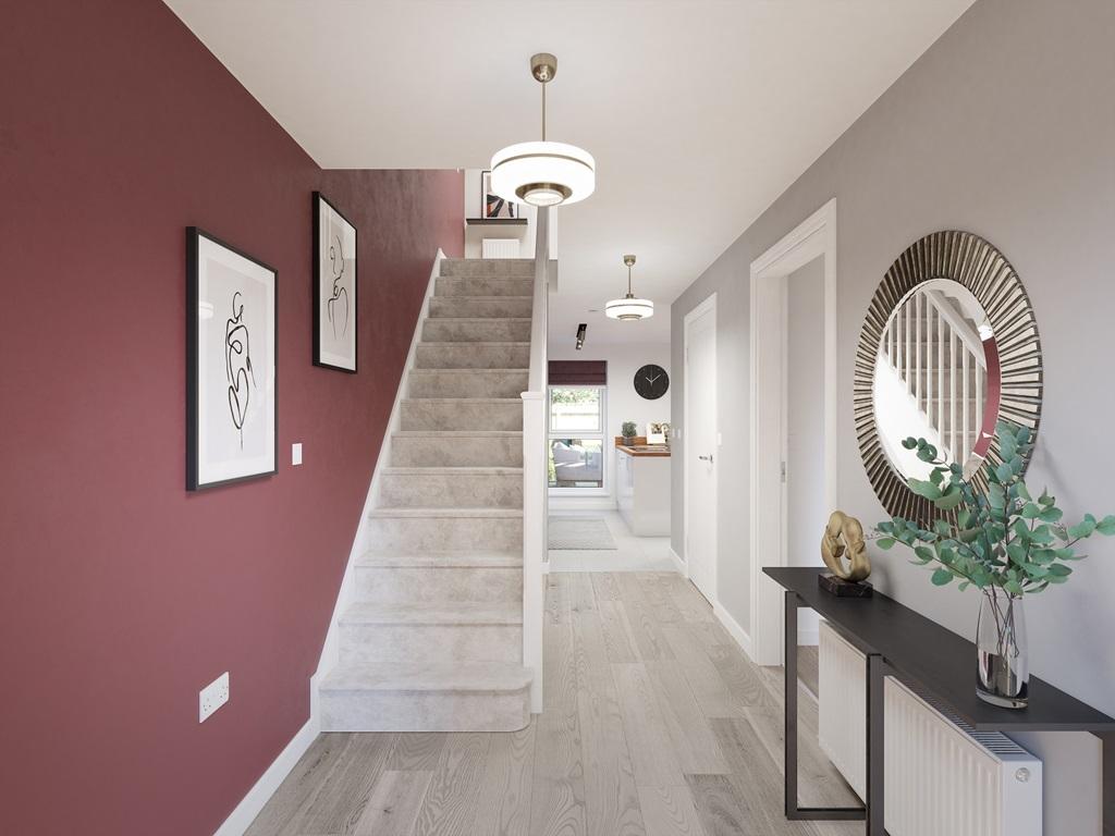 The light &amp; airy welcoming hallway