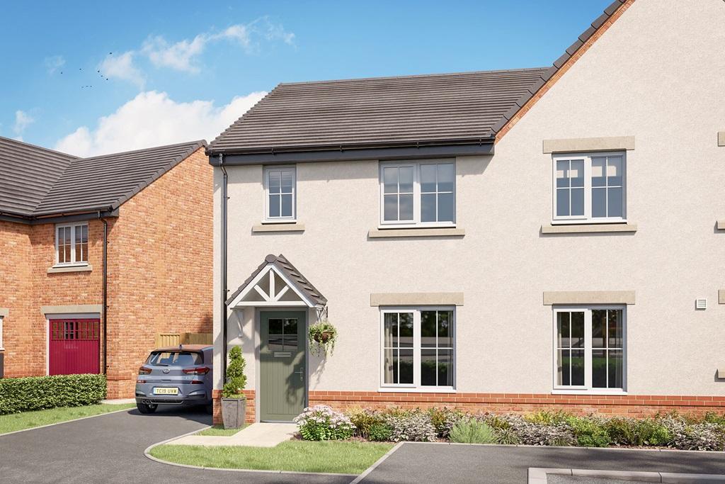 CGI of the Gosford semi detached