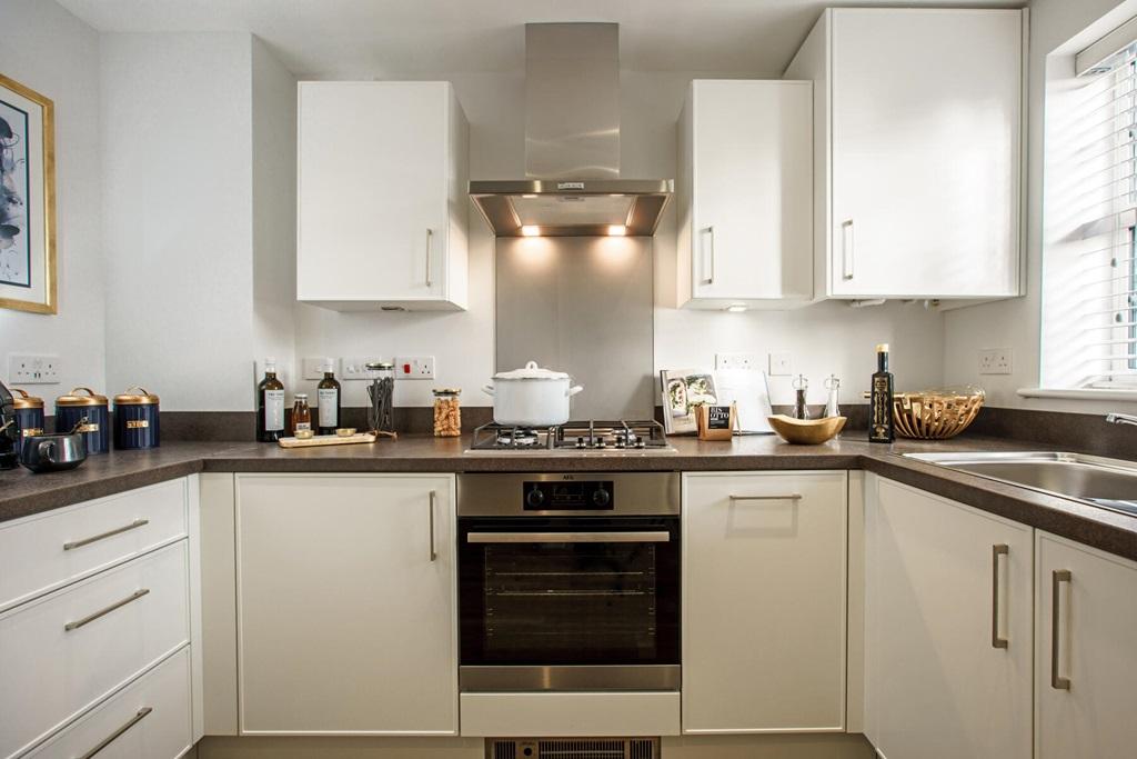 Separate, stylish space to cook