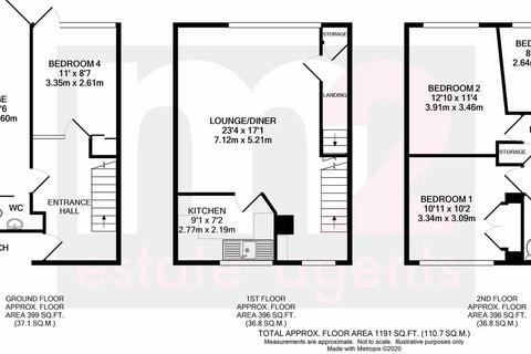 4 bedroom terraced house for sale, Allt-Yr-Yn Crescent, Newport NP20