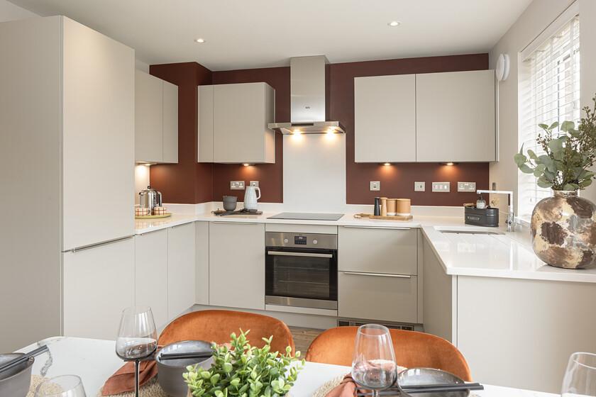 Kitchen in the Blyford 3 bedroom home