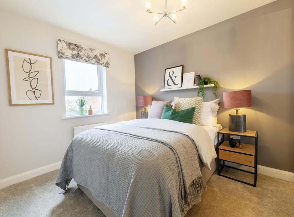 Further double bedroom in the Woodcote 4...