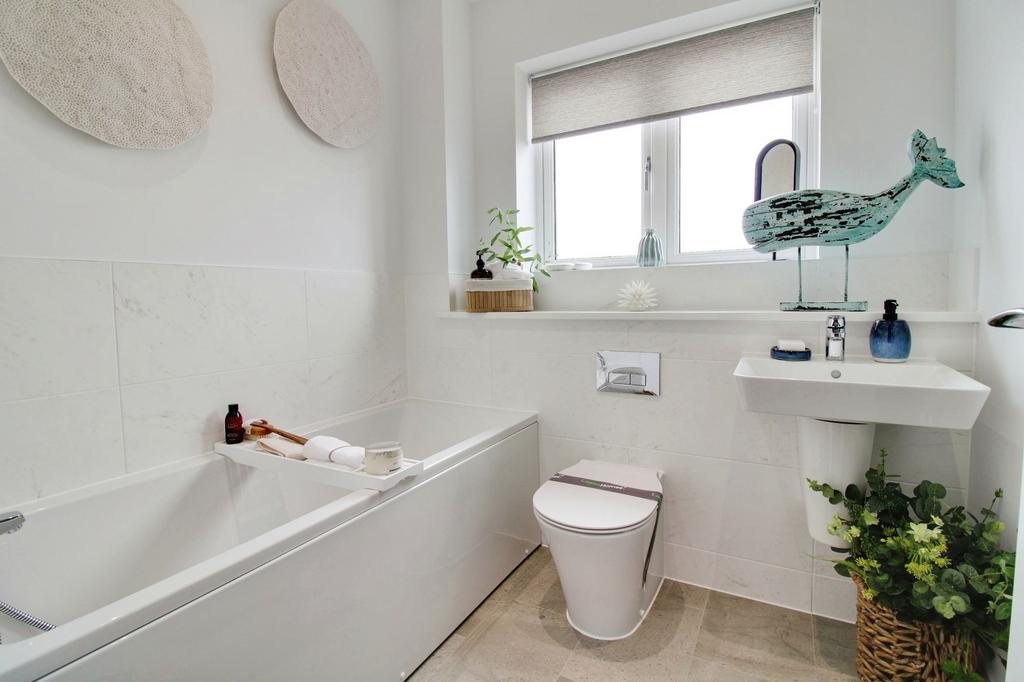 Show home family bathroom