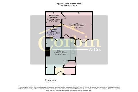 Studio to rent, b Ashridge Parade, Wimborne Road, Bournemouth, Dorset