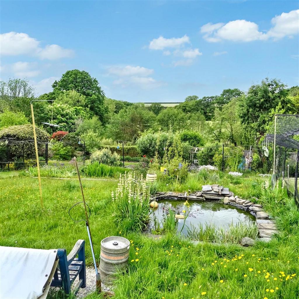 Rear garden and views
