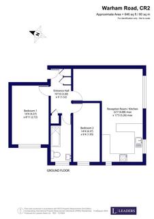 2 bedroom apartment for sale, Warham Road, South Croydon