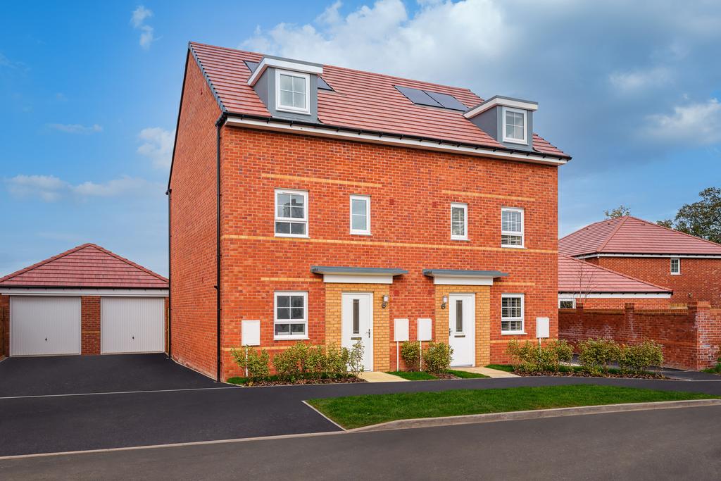 Exterior view of our 4 bed Woodcote home