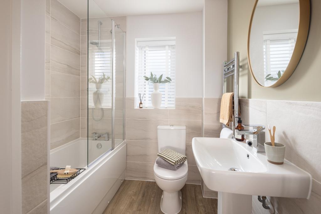 Bathroom in the Matlock 3 bedroom home