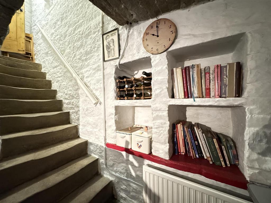 Stairs to kitchen