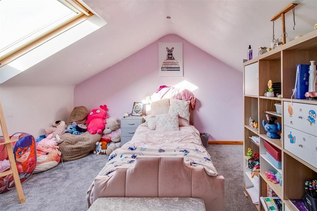 Staircase to occasional loft room