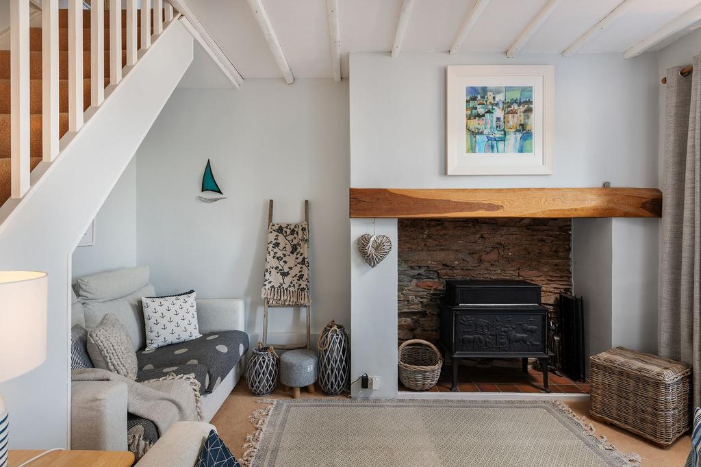 The Boathouse, Kingswear Living Room