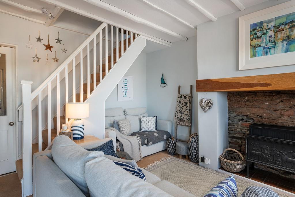 The Boathouse, Kingswear Living Room