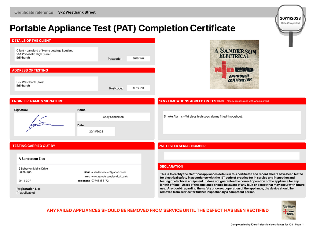 EPC Certificate