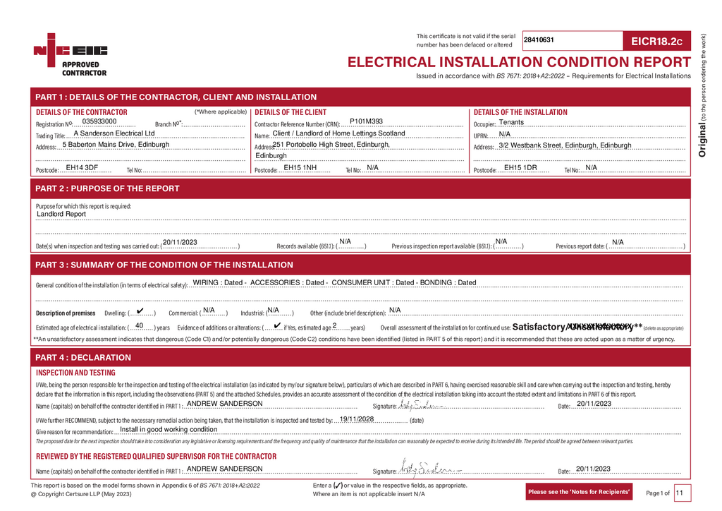 EPC Certificate