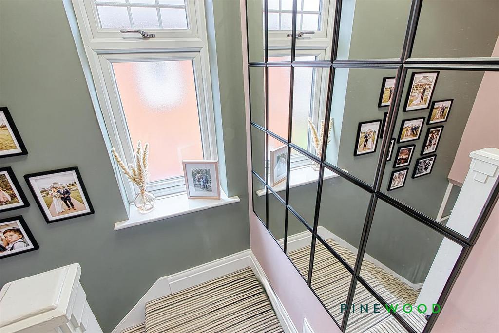 Entrance hallway, stairs and landing