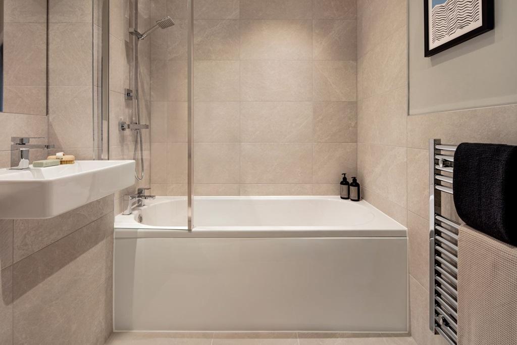 A Taylor Wimpey bathroom is stylish and easy to...