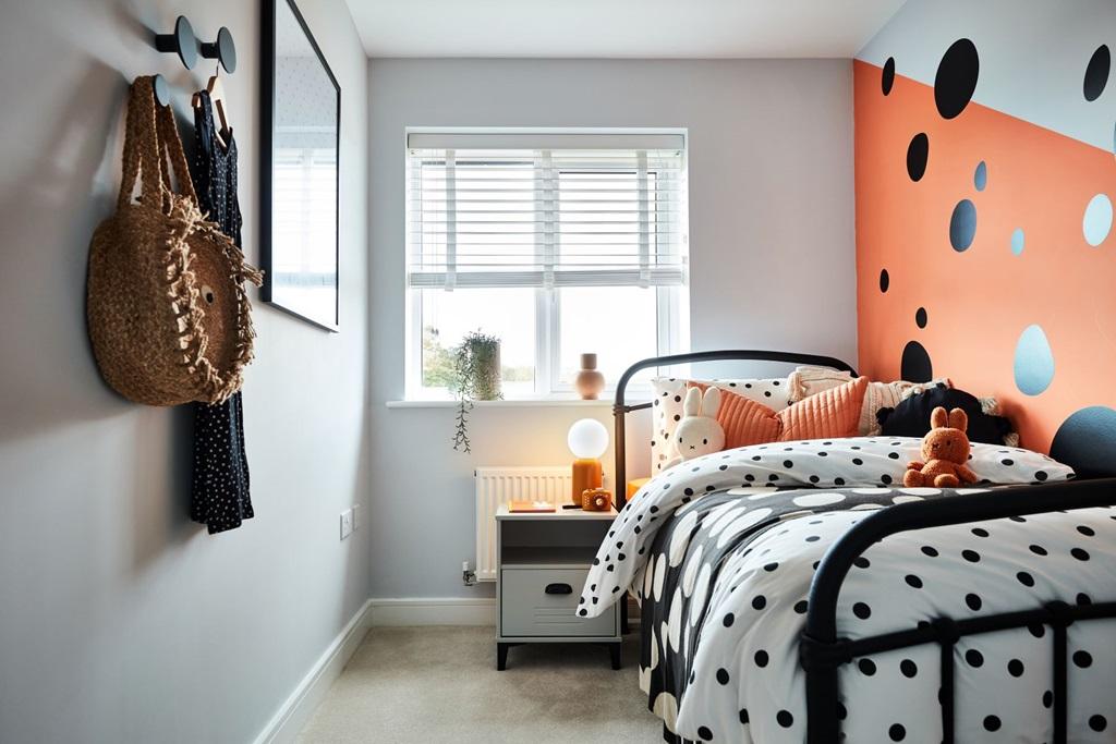 Bedroom 3 is ideal for children or a home office