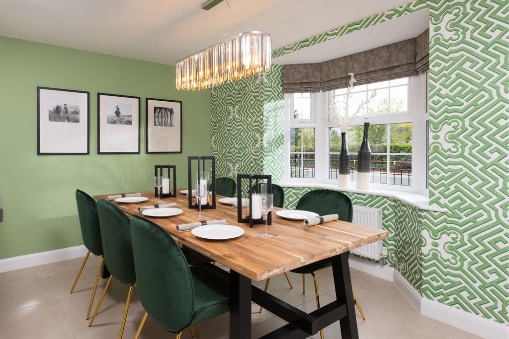 Modern kitchen-diner with French doors