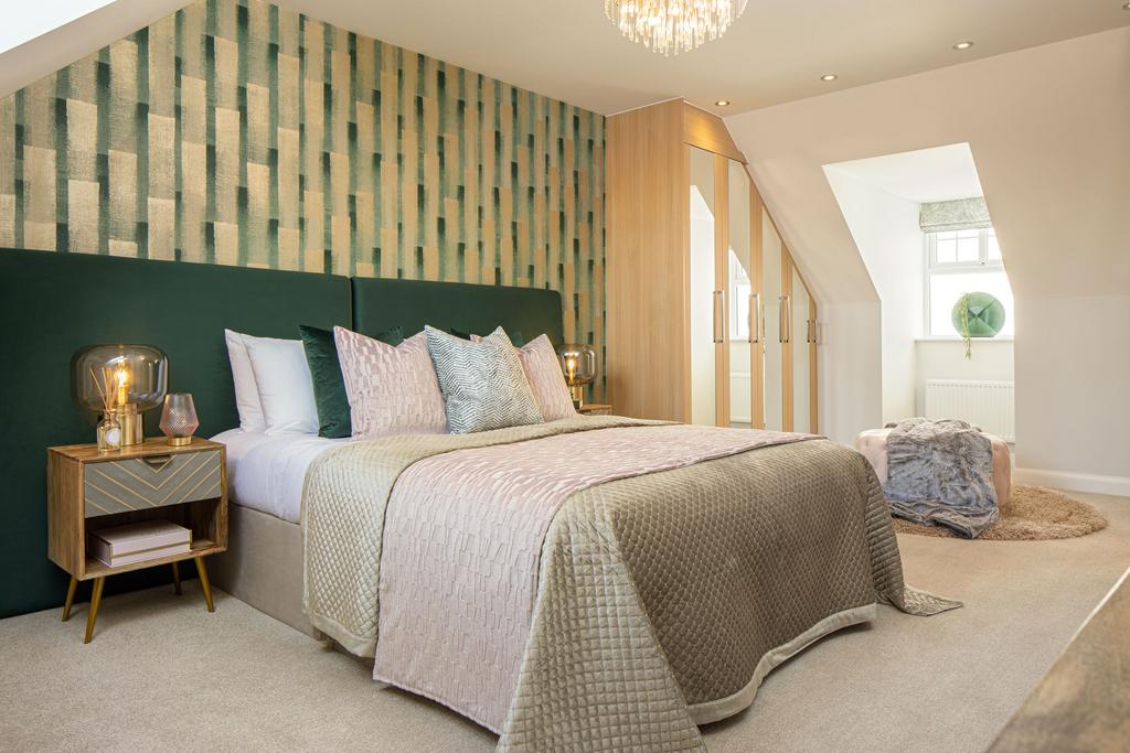 Plot 2 Stambridge Master bedroom with en suite