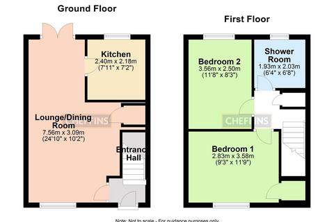 2 bedroom terraced house to rent, Hempstead Road, Haverhill CB9