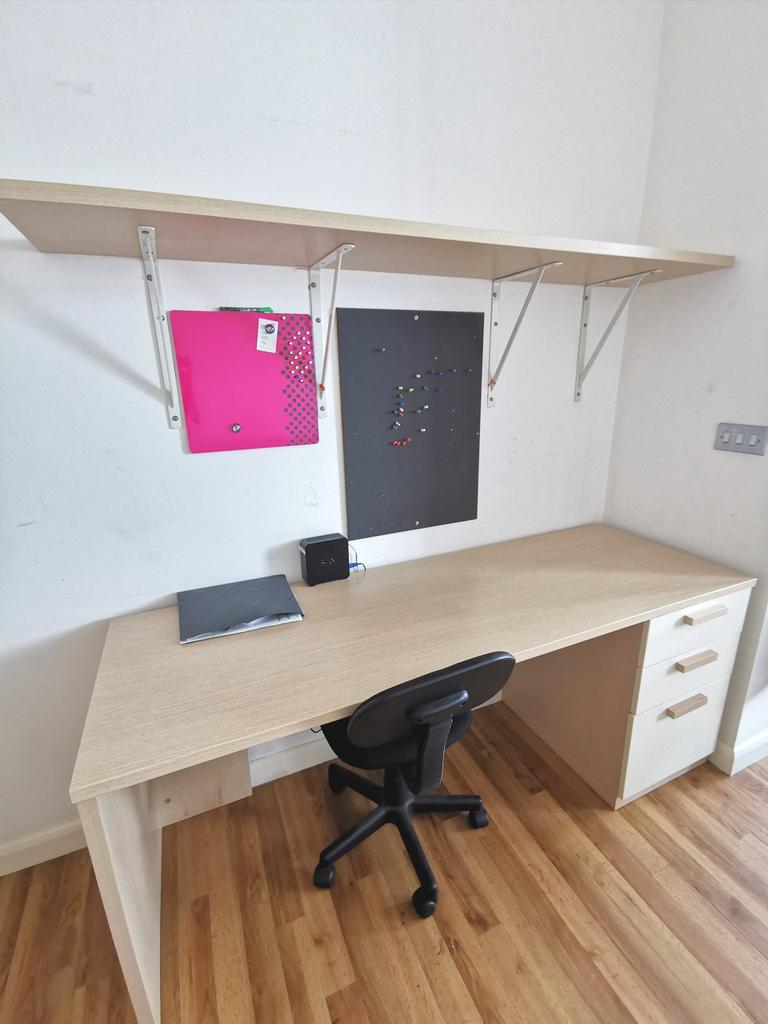 Desk area