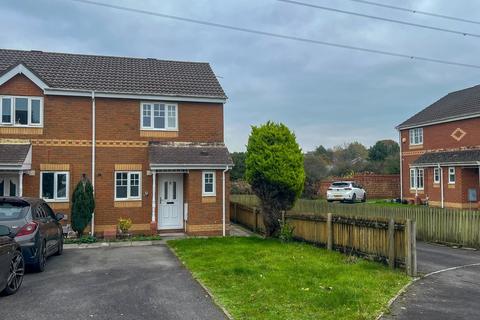 2 bedroom semi-detached house for sale, Banc Gwyn, Broadlands, bridgend county borough, CF31 5DJ