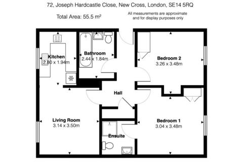 2 bedroom apartment to rent, Joseph Hardcastle Close, SE14 5RQ