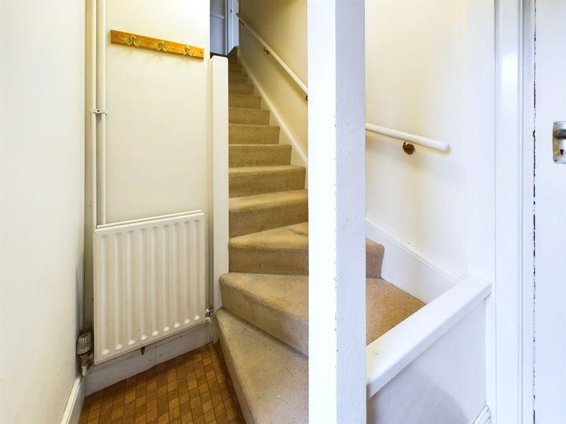 Stairs to first...