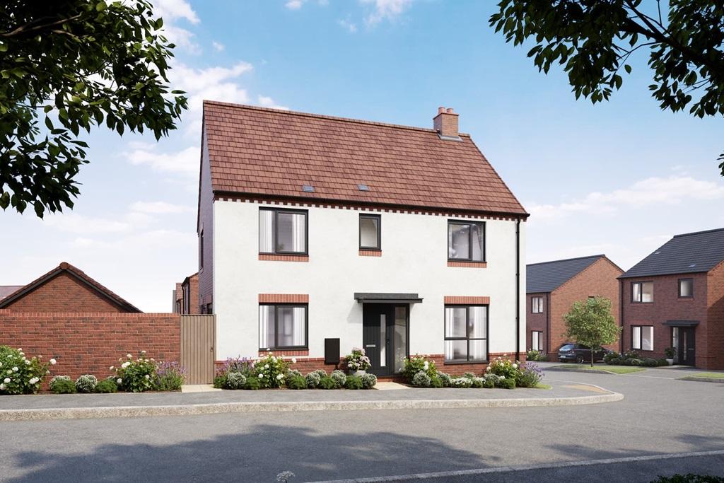 Artists impression of plot 61 at Gresley Meadow