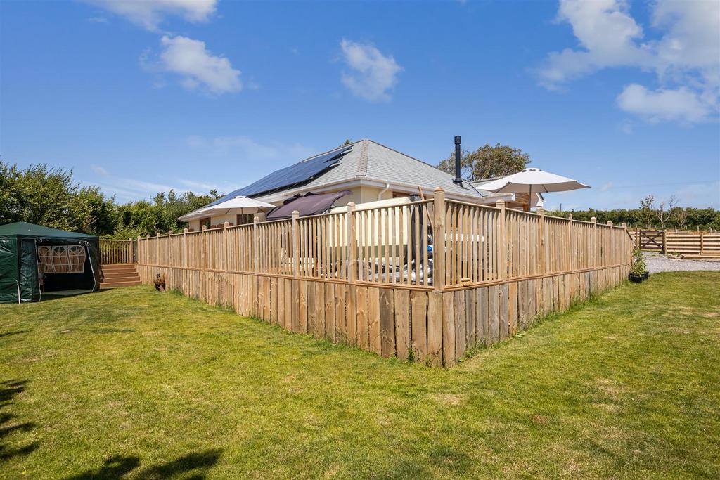 Deck and garden