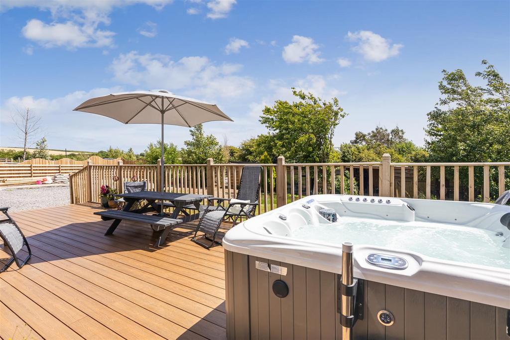 Deck With Hot Tub