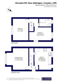 2 bedroom end of terrace house for sale, Ownsted Hill, New Addington, Croydon