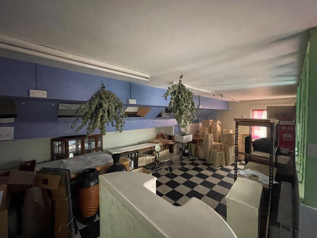 Vacant upper part previously used as storage