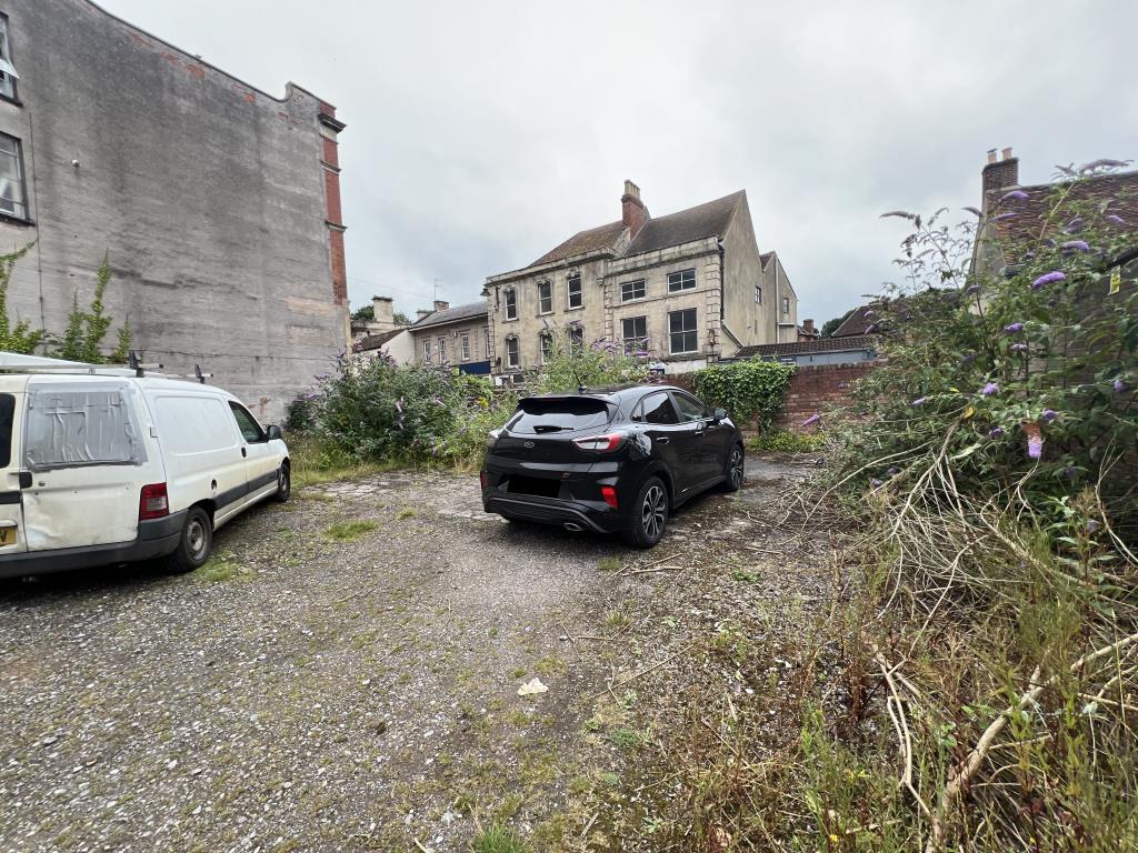 View of the site looking towards High Street