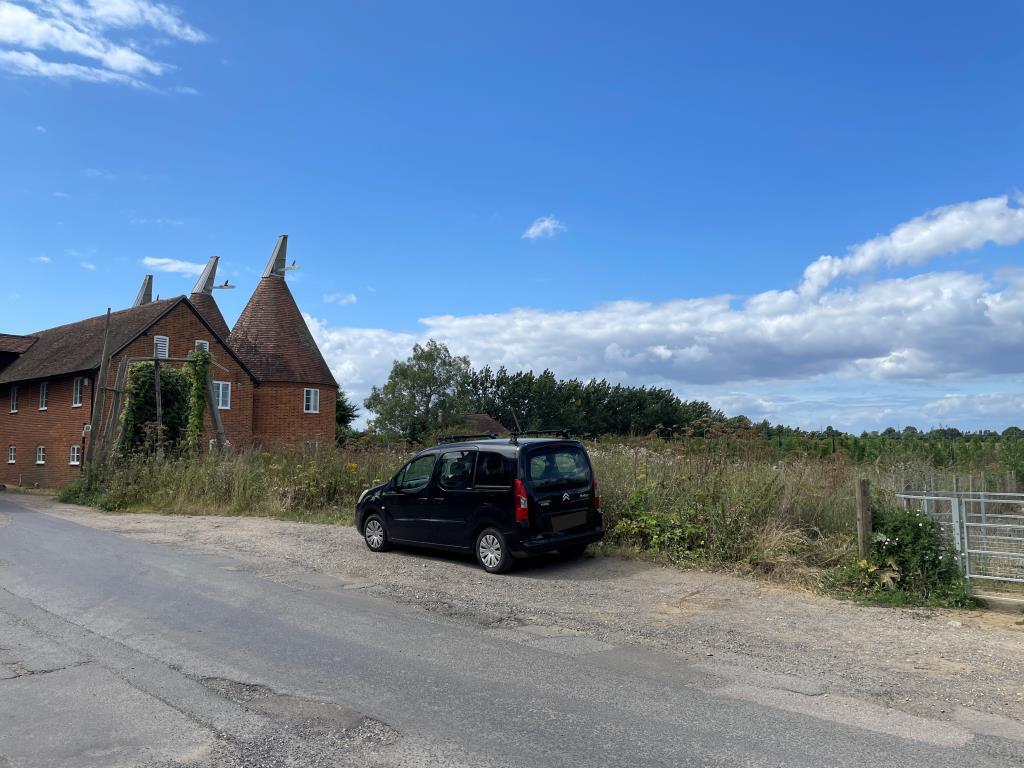 View of land from road side