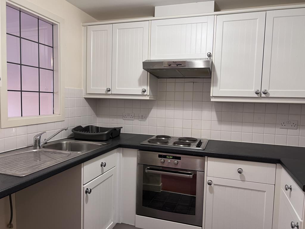 White fitted kitchen units