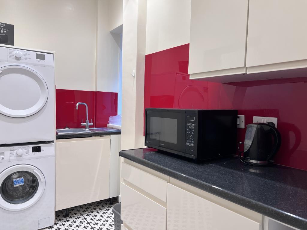 Kitchen with modern fitted units