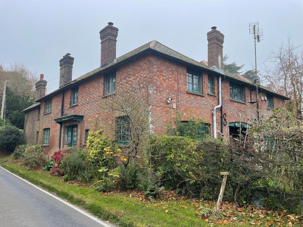 View of cottages from road