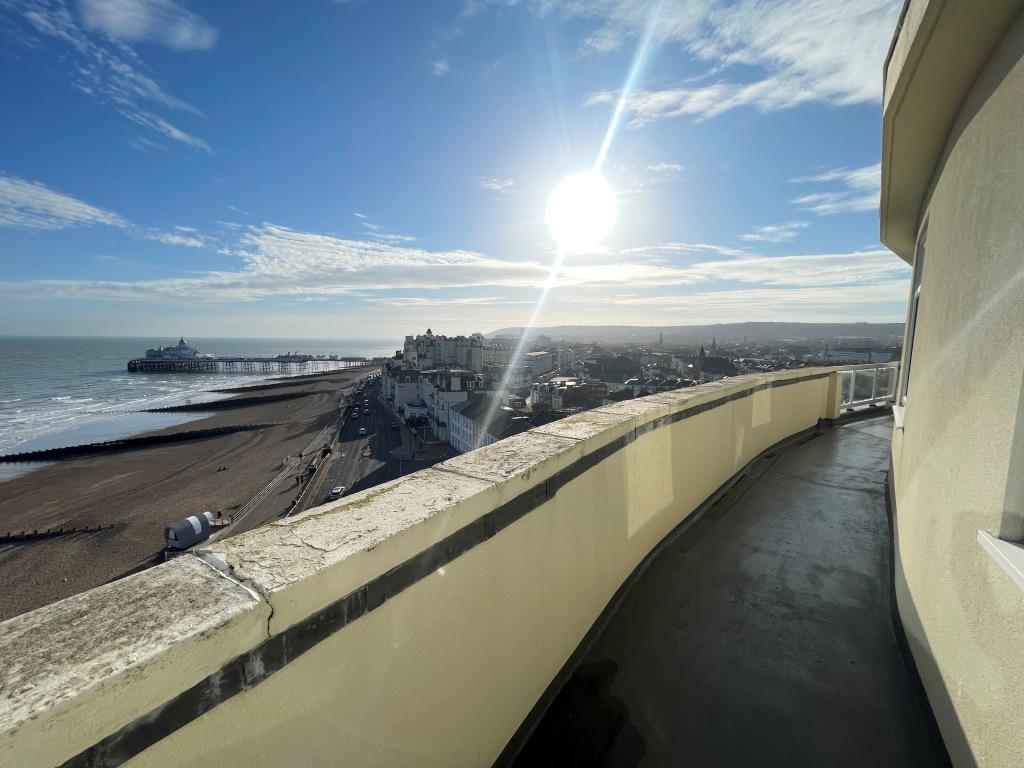 Balcony with panoramic views