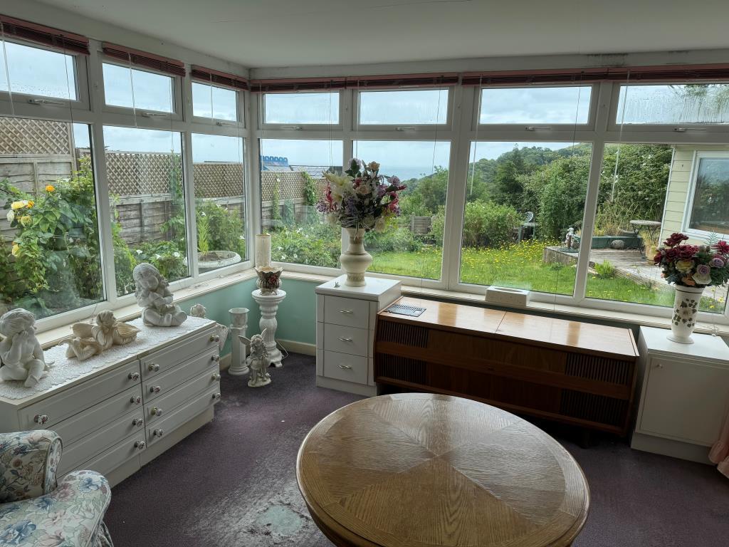 The Sun Room overlooking the rear garden