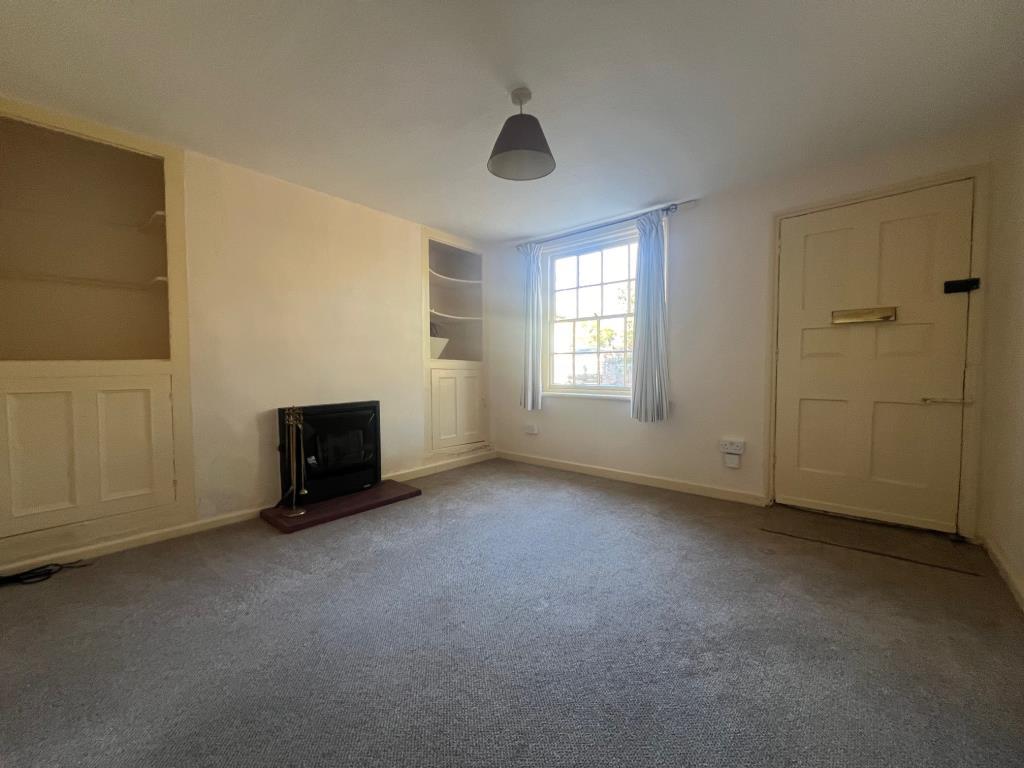 Reception room with window to front aspect