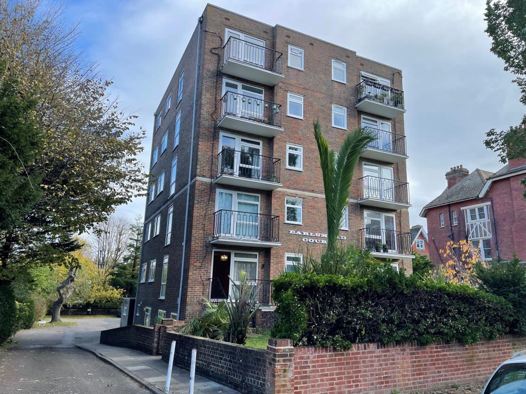 View of block from road