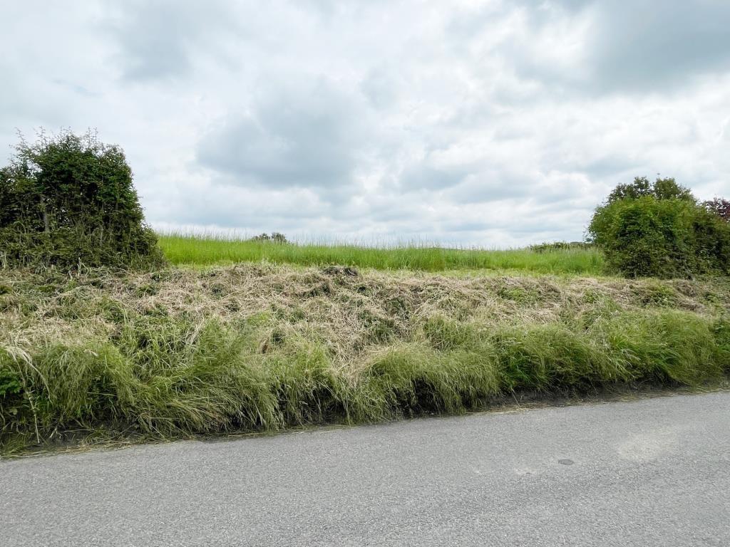 View of the land with planning for sunken house in