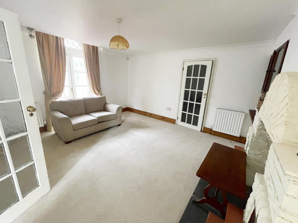 Second reception room with French Doors opening to