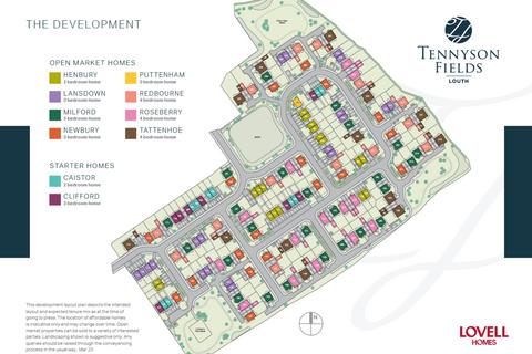 3 bedroom detached house for sale, Plot 180 Milford, Tennyson Fields, 2 Larch Lane, Louth, Lincolnshire, LN11