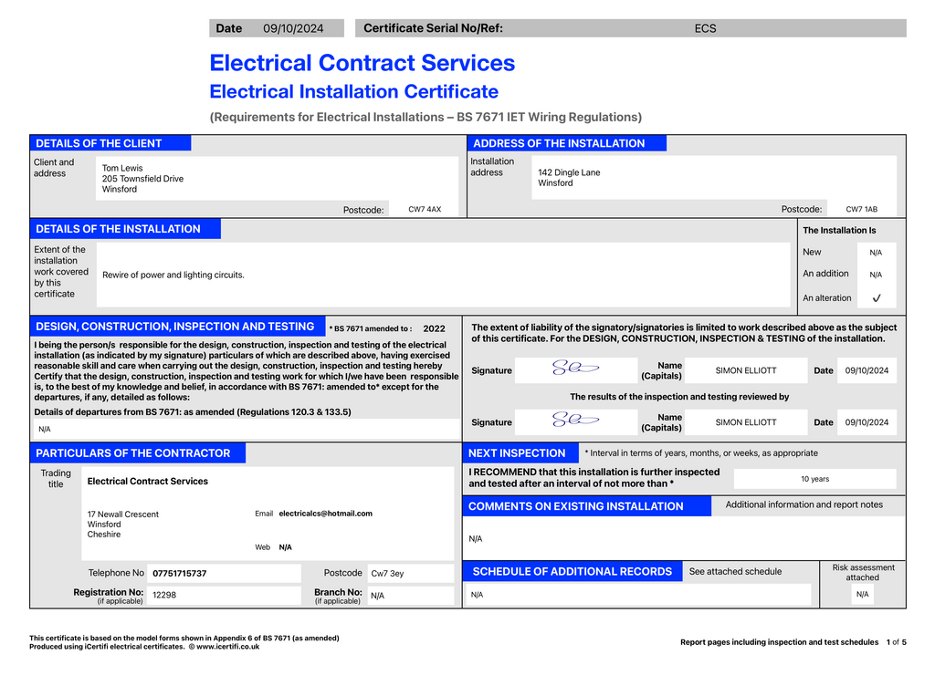 EPC Certificate